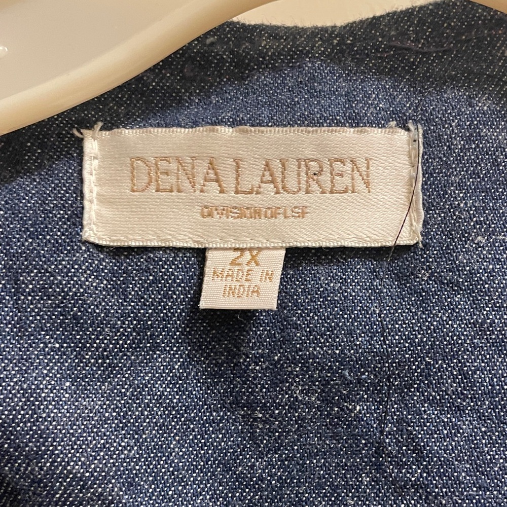 Adorable Patchwork Vintage Jean Jacket - image 2